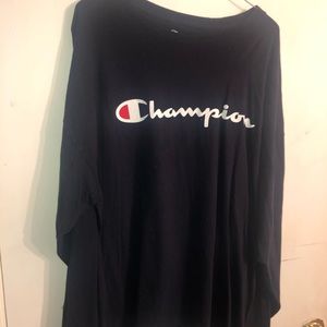 Champion screen print long sleeve